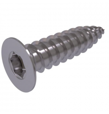 Винт самонарезающий ISO 14586 (A4) с острым концом с потайной головкой шлиц Torx, D3,9X50