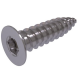Винт самонарезающий ISO 14586 (A4) с острым концом с потайной головкой шлиц Torx, D4,8X13