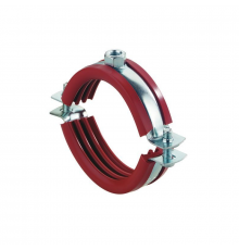 Хомут для паропроводов FISCHER (ФИШЕР) FRSH с силиконовой прокладкой (оцинкованная сталь), M8/M10 5" 133-141 мм