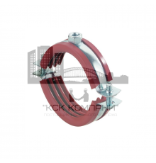 Хомут для паропроводов FISCHER (ФИШЕР) FRSH с силиконовой прокладкой (оцинкованная сталь), M8 3/4" 25-30 мм