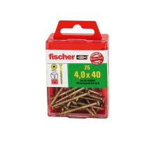 Набор саморезов универсальных FISCHER (ФИШЕР) FPF-SZ YZF c потайной головой и полной резьбой, 4x20 мм