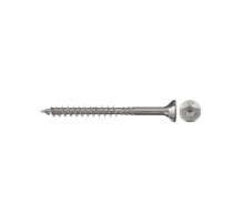 Шуруп FISCHER (ФИШЕР) FPF-ST A2P с неполной резьбой, потайной головкой и шлицем TORX (нержавеющая сталь A2/AISI 304), 4.5x40 мм (200)