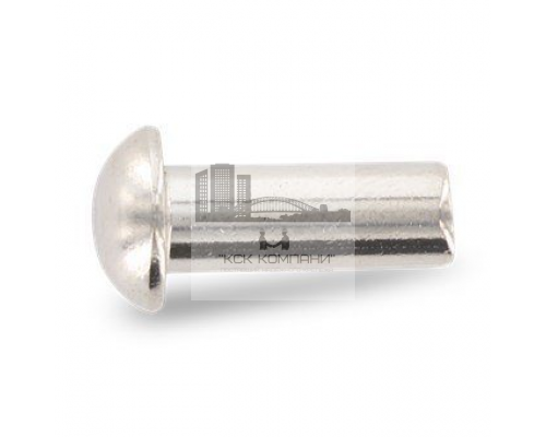 Заклёпка с полукруглой головкой DIN 660 под молоток из нержавеющей стали А4, 3х22 мм