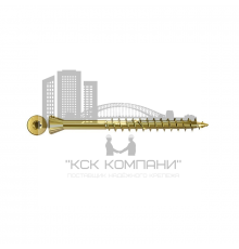 Шуруп для напольных покрытий FISCHER (ФИШЕР) FTF-ST YZP с неполной резьбой и шлицем TORX (оцинкованная сталь), 3.5x35 мм (200)