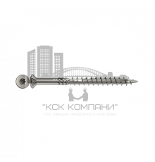 Шуруп террасный FISCHER (ФИШЕР) FTS-ST A2P с неполной резьбой, потайной головкой и шлицем TORX (нержавеющая сталь A2/AISI 304), 5x60 мм (500)