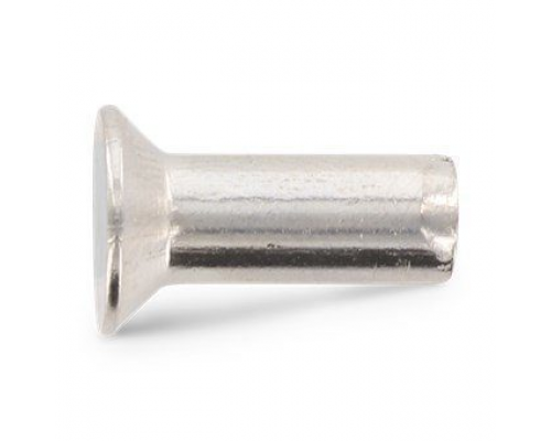 Заклёпка с потайной головкой DIN 661 под молоток из нержавеющей стали А4, 6х22 мм