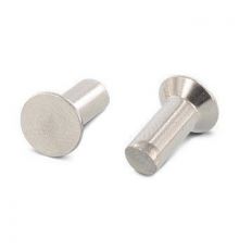 Заклёпка с потайной головкой DIN 661 под молоток из нержавеющей стали А4, 4х18 мм