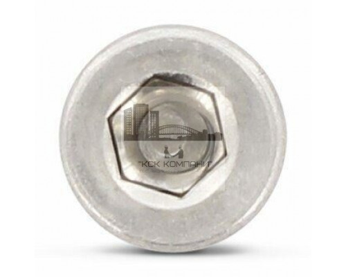 Винт DIN 6912 (A4) с низкой цилиндрической головкой и шестигранником, M16X30