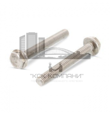 Болт DIN 6921 (A2) с шестигранной головкой с плоским фланцем, M6x30