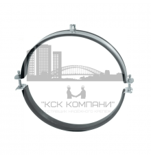 Хомут для воздуховода с резиновым профилем оцинкованная сталь, M8 d 710 мм