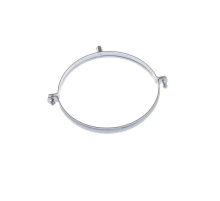 Хомут для воздуховода без резинового профиля оцинкованная сталь, M8 d 125 мм