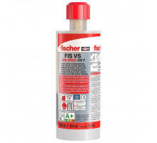 Двухкомпонентный химический анкер летний FISCHER (ФИШЕР) FIS VS 100 P для установки анкерных шпилек в бетоне с трещинами и кирпичной кладке (винилэ