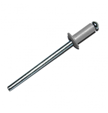 Заклепка вытяжная DIN 7337 окрашенная с выпуклой шляпкой алюминий - сталь (RAL 7004), 4x10 мм (4.5-6.5 мм)