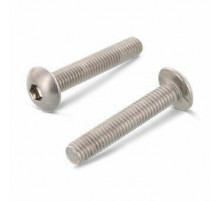 Винт ISO 7380 (A2) с полукруглой головкой и внутренним шестигранником, M5X40