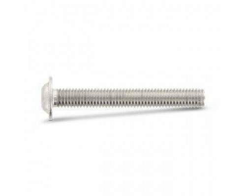 Винт ISO 7380 FL (A2) с полукруглой головкой с фланцем и внутренним шестигранником, M5X35