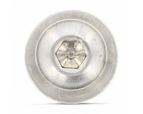 Винт ISO 7380 FL (A2) с полукруглой головкой с фланцем и внутренним шестигранником, M8X40  — Винты с внутренним шестигранником (HEX)