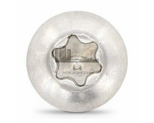 Винт ISO 7380 (A2) с полукруглой головкой шлиц Torx, M6X25