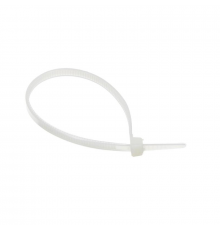 Кабельная стяжка нейлоновая белая для использования в помещении, 7x250 мм