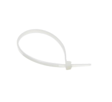 Кабельная стяжка нейлоновая белая для использования в помещении, 7.5x320 мм