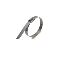 Кабельная стяжка KAB ST с замковым механизмом из нержавеющей стали A2/AISI 304, 10x400 мм