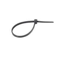 Кабельная стяжка нейлоновая черная для использования вне помещений, 4.8x180 мм