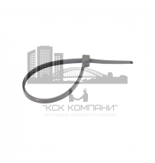 Кабельная стяжка нейлоновая черная для использования вне помещений, 8x500 мм