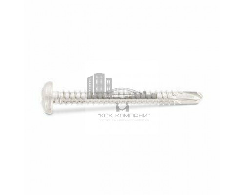 Винт самонарезающий сверлоконечный IN 7504 N (A2) с полукруглой головкой шлиц Phillips (нержавеющая сталь A2), 4.8x32 мм