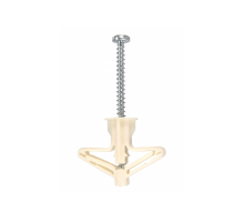 Многофункциональный пластиковый анкер SORMAT OLA с шурупом для пустотелых стен, 10x12/4x60 мм