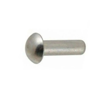 Заклепка стальная без покрытия под молоток DIN 660 с полукруглой головкой, 5x6 мм