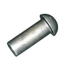 Заклепка без покрытия ГОСТ 10299-80 стальная под молоток с полукруглой головкой, 8x16 мм