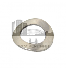 Шайба DIN 137 форма В пружинная тарельчатая волнообразная (оцинкованная сталь), M6x6.4 мм