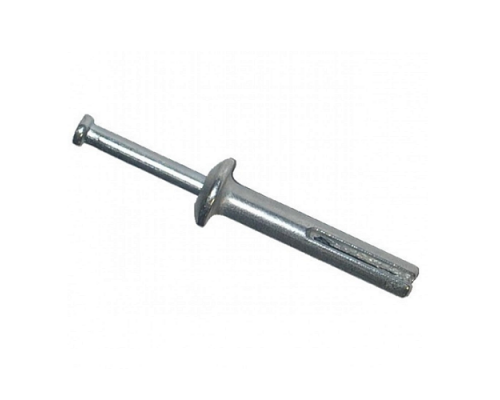 Дюбель-гвоздь забиваемый металлический (оцинкованная сталь), 6x65 мм