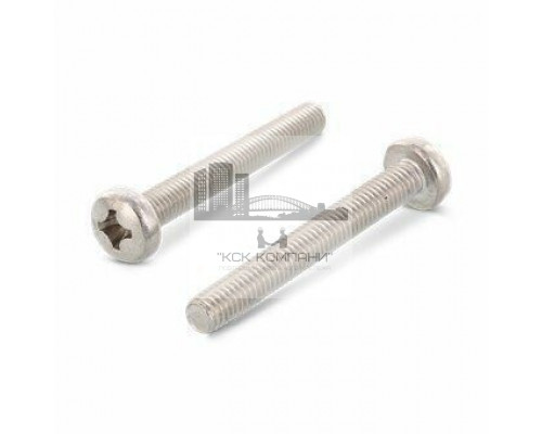 Винт DIN 7985 H (A2) с полуцилиндрической головкой шлиц Phillips, M2.5x18 мм
