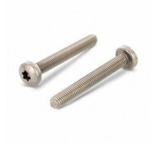 Винт DIN 7985 (A4) с полуцилиндрической головкой шлиц Torx, M2X6