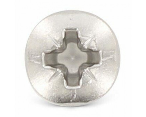 Винт DIN 7985 Z (A2) с полуцилиндрической головкой шлиц Pozidriv, M6X80