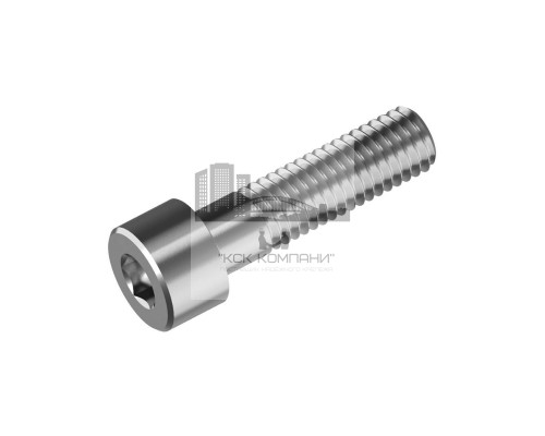 Винт DIN 912 (A4) с цилиндрической головкой, M10X75