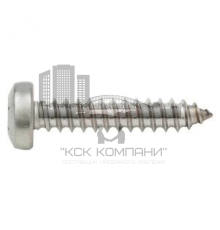 Винт самонарезающий ISO 14585 (A4) с острым концом с полуцилиндрической головкой шлиц Torx, D3,5X25