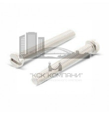 Винт DIN 84 (A2) с цилиндрической головкой шлиц прямой, M5X100