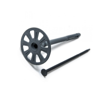 Дюбель-гриб для теплоизоляции с гвоздем из ударостойкого блок-сополимера полипропилена, 10/60x160 мм