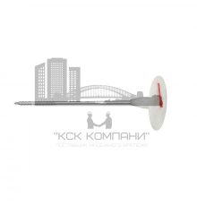 Дюбель винтовой FISCHER (ФИШЕР) TERMOFIX B с оцинкованным стальным шурупом и сверлом (пластик/полипропилен), 60x180 мм