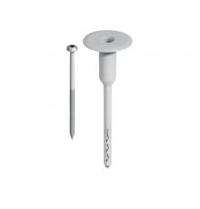 Тарельчатый дюбель для крепления кровельной мембраны к бетону и газобетону EJOT (ЭЙОТ) FDD PLUS в комплекте с винтом из стали с органическим покр