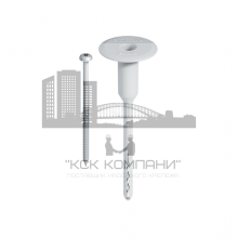 Тарельчатый дюбель для крепления кровельной мембраны к бетону и газобетону EJOT (ЭЙОТ) FDD PLUS в комплекте с винтом из стали с органическим покр