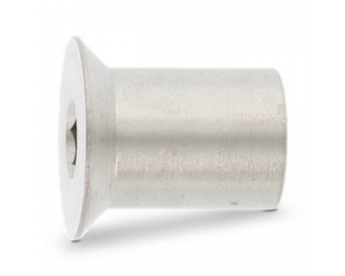 Гайка мебельная стяжная с потайной головкой ART 9062 внутренним шестигранником из нержавеющей стали А1, М8