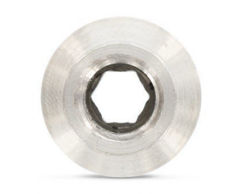 Гайка мебельная стяжная с потайной головкой ART 9062 внутренним шестигранником из нержавеющей стали А1, М12