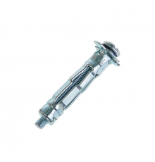 Дюбель Молли (Molly) с винтом для пустотелых конструкций оцинкованная сталь C1010, М6x10x37/13 мм