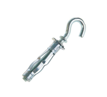 Дюбель Молли (Molly) с крюком для пустотелых конструкций оцинкованная сталь C1010, М6x10x52/16 мм