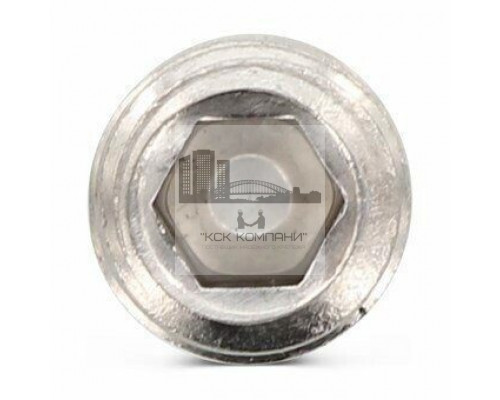 Винт установочный DIN 913 нержавеющая сталь A4 / AISI 316 с тупым концом шлиц внутренний шестигранник, M4x40 мм