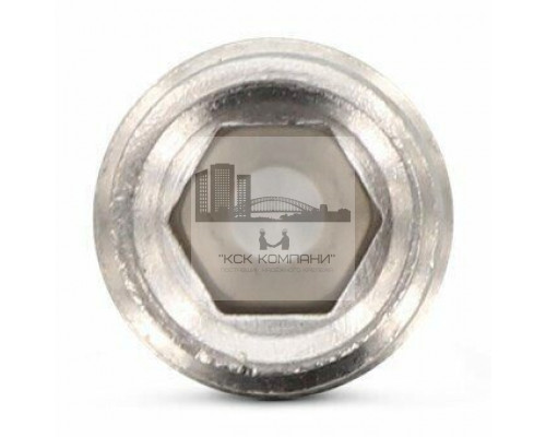 Винт установочный DIN 916 нержавеющая сталь A2 / AISI 304 с засверленным концом шлиц внутренний шестигранник, M10x65 мм