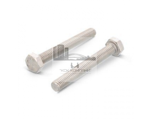 Болт с шестигранной головкой DIN 933 (нержавеющая сталь A4), M20X90
