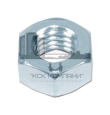 Гайка шестигранная DIN 934 LH с левой резьбой оцинкованная сталь класс прочности 8.0, M10